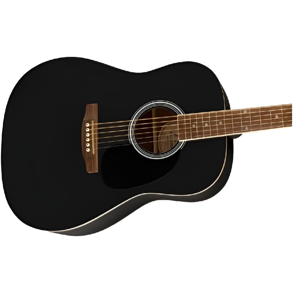 Fender FA-25 Dreadnought 6 String Acoustic Guitar - Black